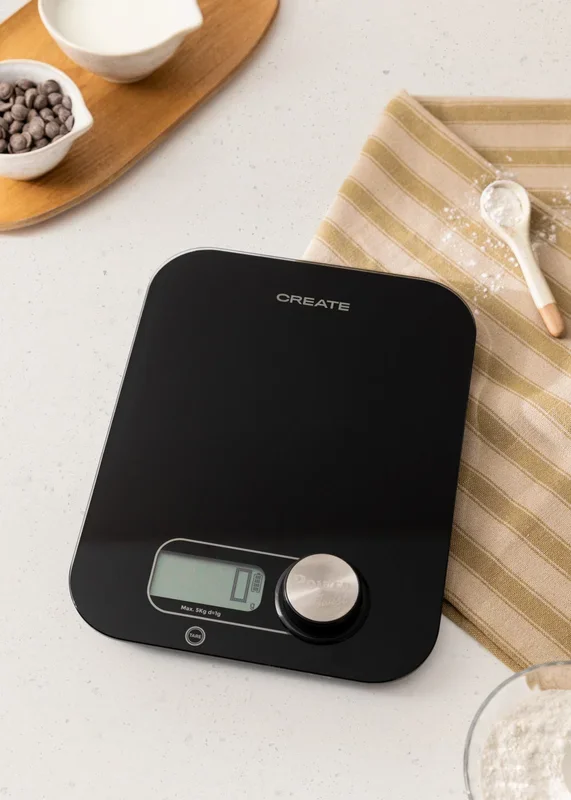 BALANCE FOOD ECO – Báscula de cocina sin pilas
