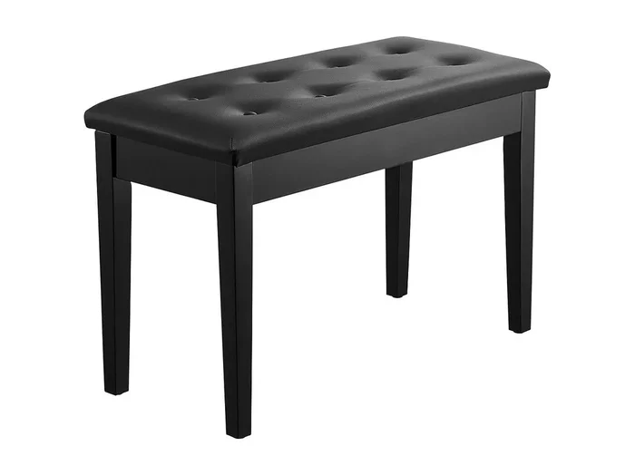 Banco de Piano SucceBuy con Asiento Acolchado, Taburete de Almacenamiento de Madera, Mueble-Lavabo – Combinación Elegante de Confort y Almacenamiento