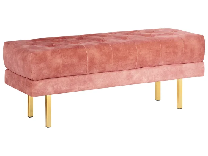 Banco ROSEVILLE Terciopelo Rosa