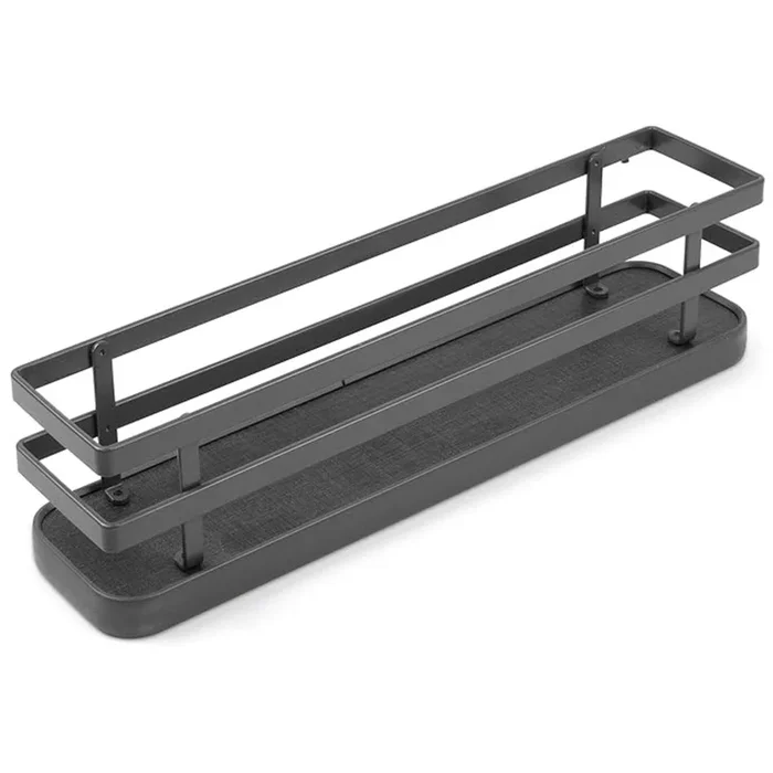 Bandeja para Especiero Titane de Cocina en Acero Color Gris Antracita con Kit 32,7/35×10 cm Ancho 35 cm Alto 54,6 cm