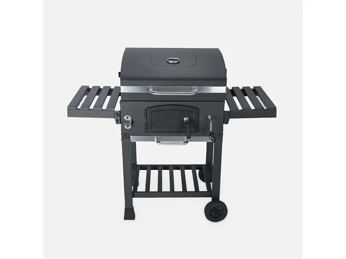 Barbacoa de carbón premium negro