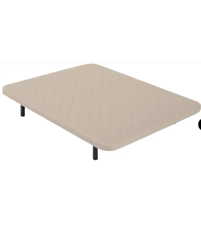 Base tapizada Maxi Somi de Colchones.es tapizado beige de 160×200.