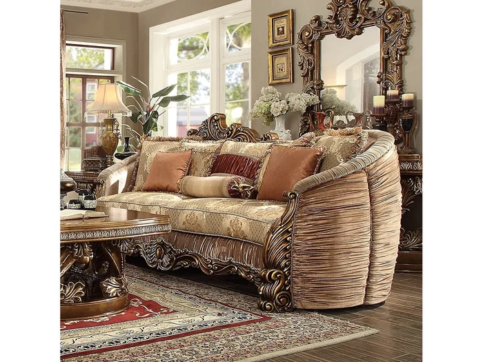 Bellona Antique Brown Sofa