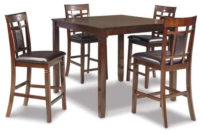 Bennox Counter Height Dining Table and 4 Bar Stools