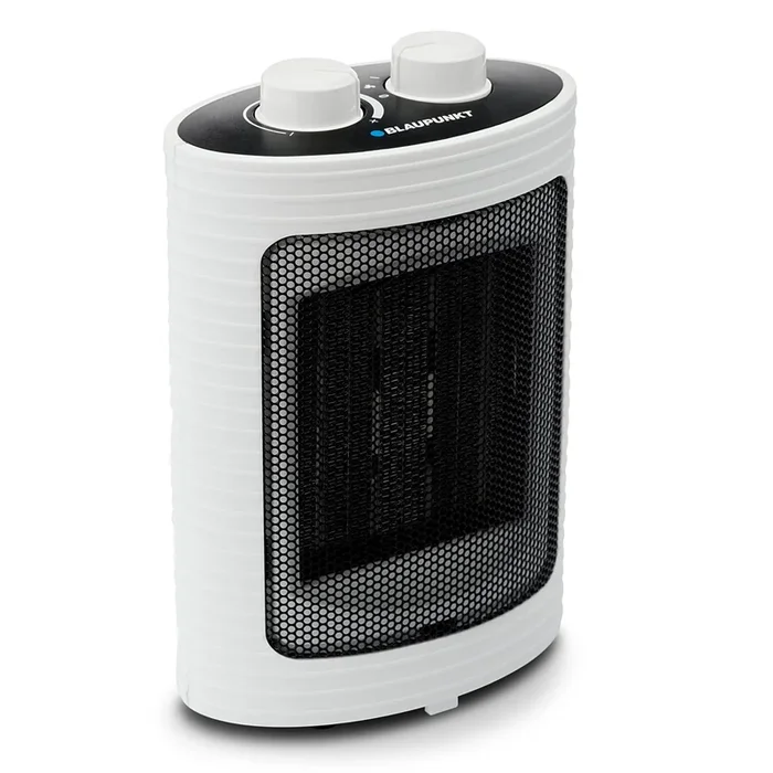 Blaupunkt BP1001 – Calefactor Cerámico 1500w con 2 Niveles de Potencia 750w – 1500w. Termostato Regulable, Interruptor antivuelco y Protección contra sobrecalentamiento.