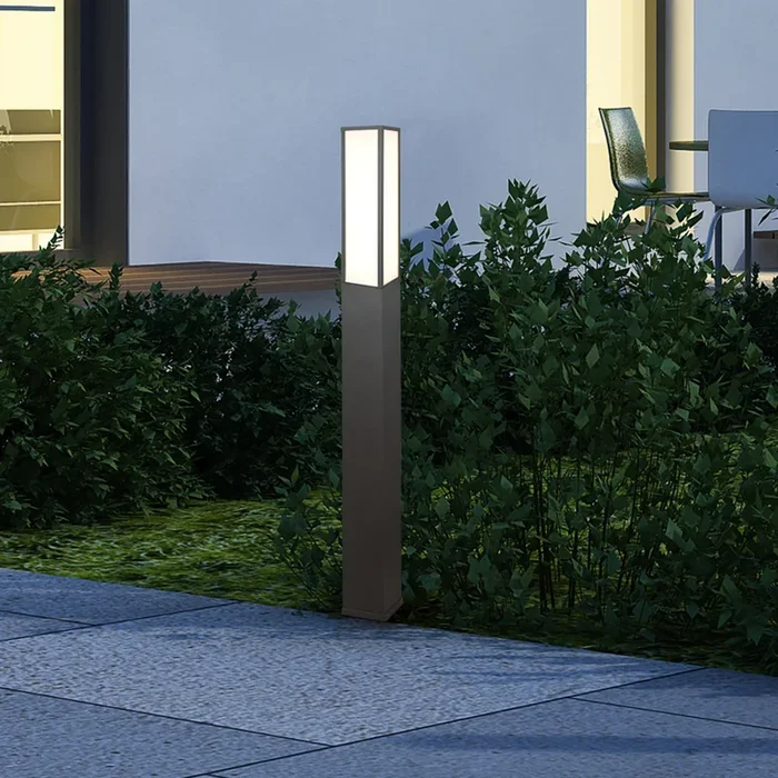 Bolardo luminoso LED Fuerte, antracita, aluminio, IP54