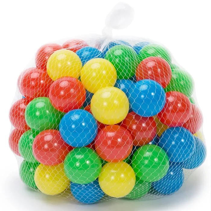 Bolas piscina set de 200 varios colores 5,5cm diámetro