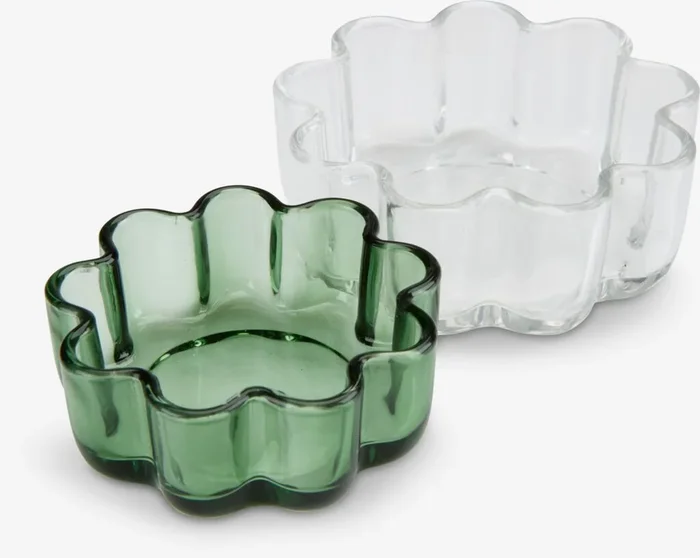 Bote SKOGSBY Ø7 + Ø9 cristal 2 unidades