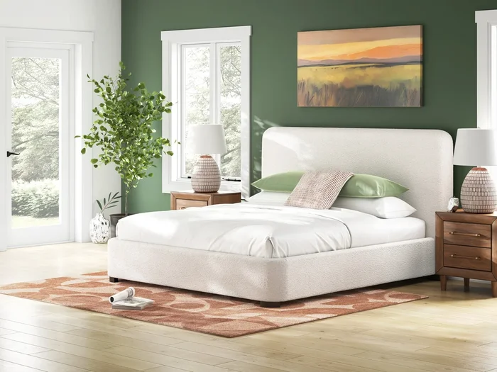 Brintstreet Beige King Upholstered Bed