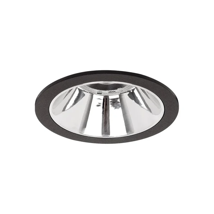 BRUMBERG Apollo Mini, bombilla reflectora lisa, redonda, 4.000 K negro