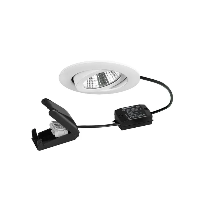 BRUMBERG BB03 Foco empotrable LED, caja de conexiones on/off blanco
