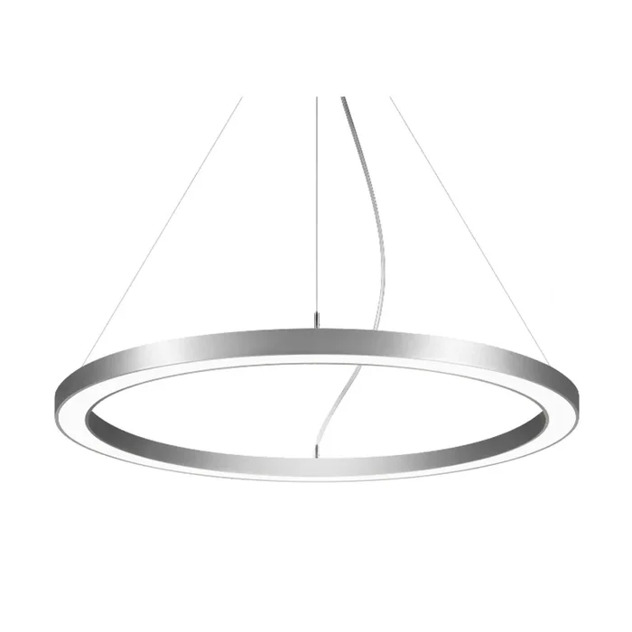 BRUMBERG Biro Circle Ring5 directo Ø 45 cm encendido/apagado plata 830