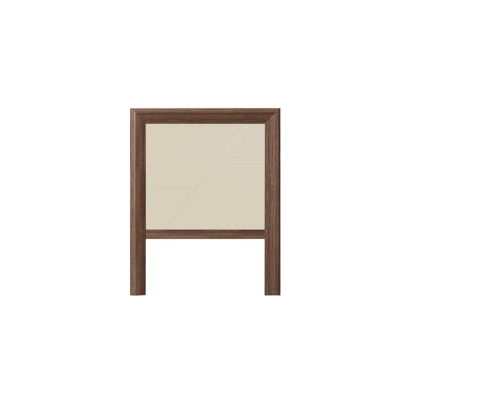 Cabecero 105 Cm – Venprodin – 110x140x4 Cm – Nogal/crema