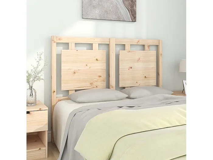 Cabecero 125,5x4x100 cm Madera maciza de pino