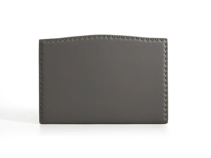 Cabecero Ambar para Cama de 150 de Polipiel Gris 154x115x8..
