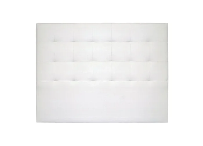 Cabecero CASCAIS tela blanco brillo 160x120cm