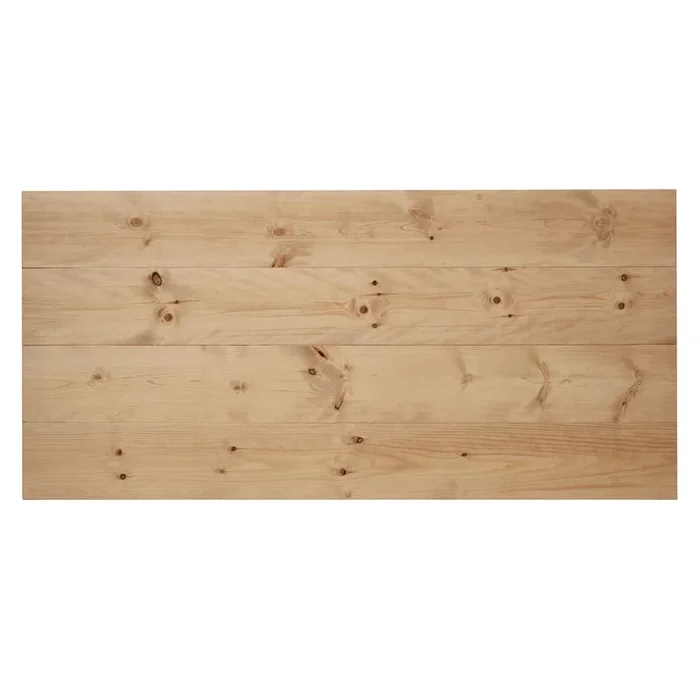 Cabecero de madera maciza en tono roble medio de 120x60cm – DECOWOOD