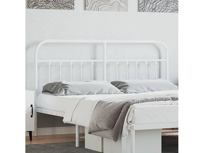 Cabecero de metal blanco 160 cm