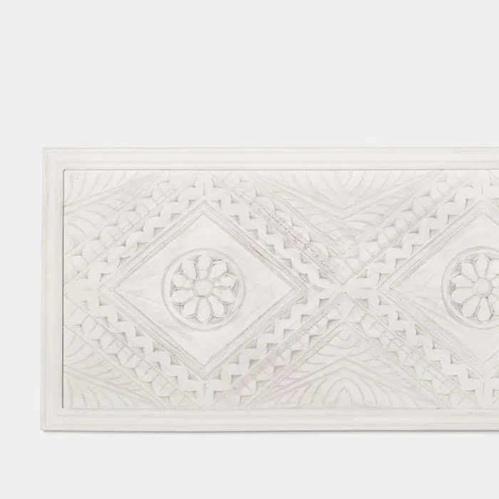 Cabecero en blanco vintage para cama de 135, 150 y 160 Sinta – Klast