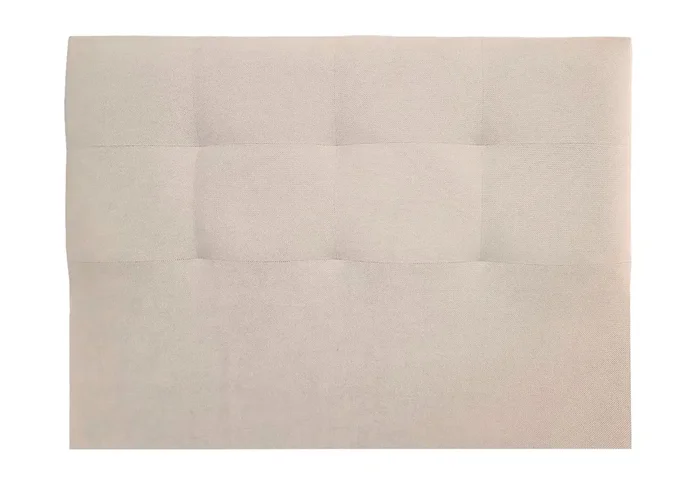 Cabecero MIRO de tela beige 160x117x6cm
