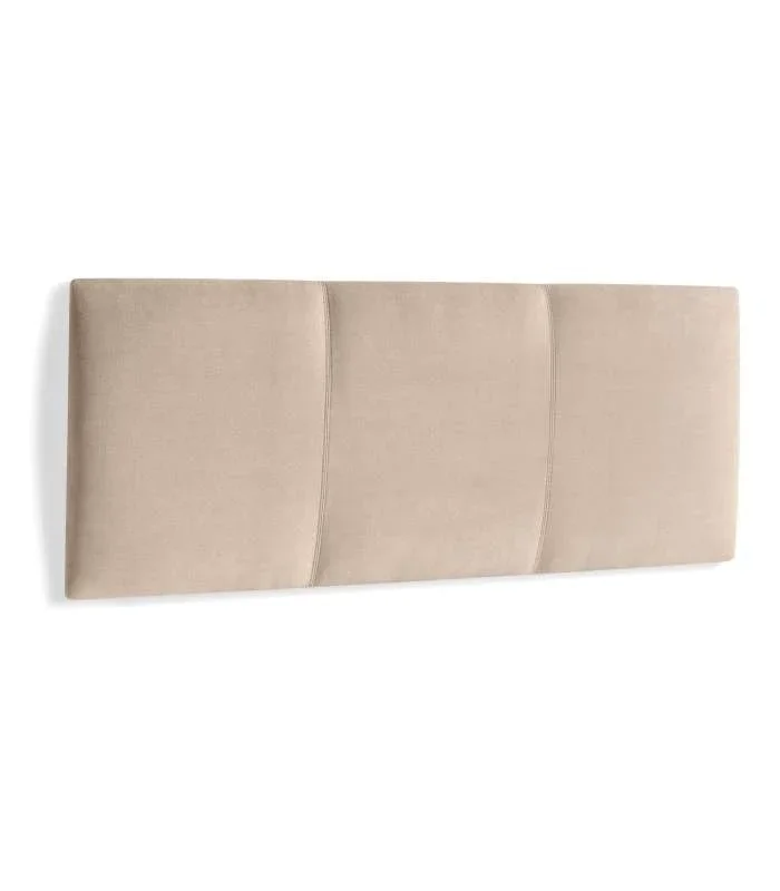 Cabecero para colchón 135/140cm Maite tapizado beige, 150cm(ancho) 60cm(alto) 4cm(fondo)