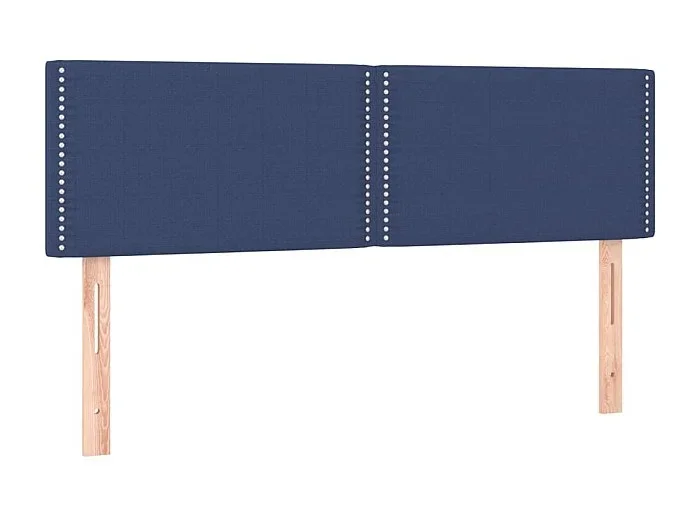 Cabeceros 2 unidades tela azul 72x5x78/88 cm ES72618
