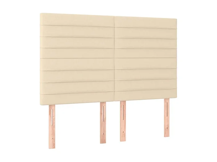 Cabeceros 4 unidades tela color crema 72x5x78/88 cm ES22294