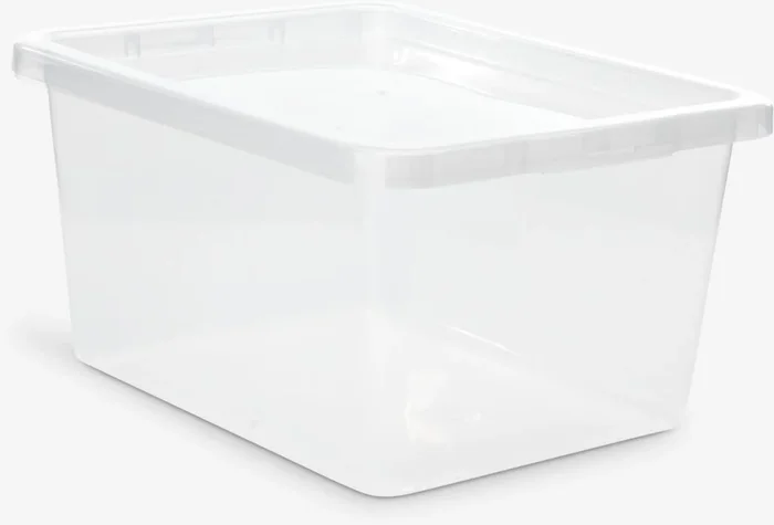 Caja BASIC BOX 20L con tapa transparente