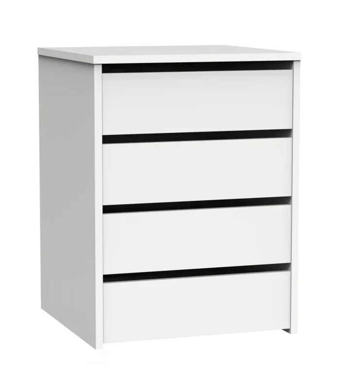 Cajonera Turin acabado blanco, 63,5 cm(alto)46 cm(ancho)45 cm(fondo)