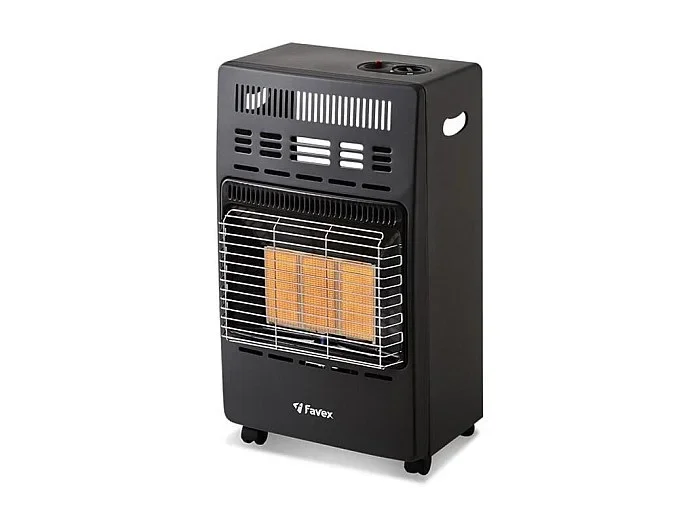 Calefactor de Gas Butano Infrarrojo KERN – Encendido Piezo – 40 m² – 3 Niveles de Potencia