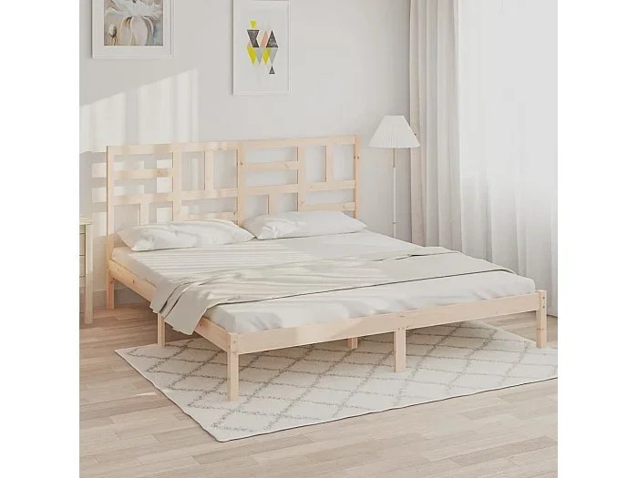 Cama -180×200 cm madera maciza YOE23867