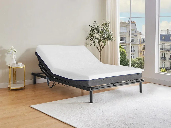 Cama articulada eléctrica con memoria de forma JIMBARAN II de YSMÉE – motor OKIN – 140×200 cm