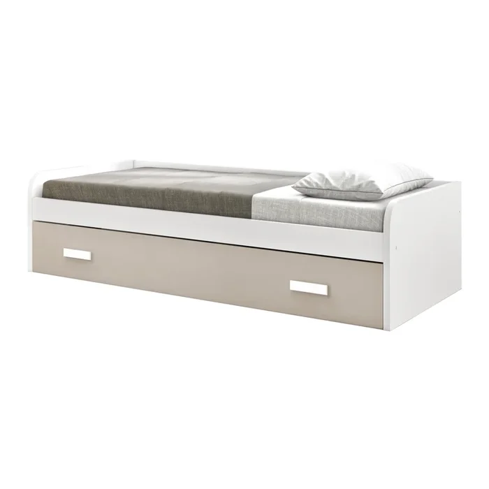 Cama Nido – 105 Cm – Venprodin – 54x190x113cm – Blanco-capuchino