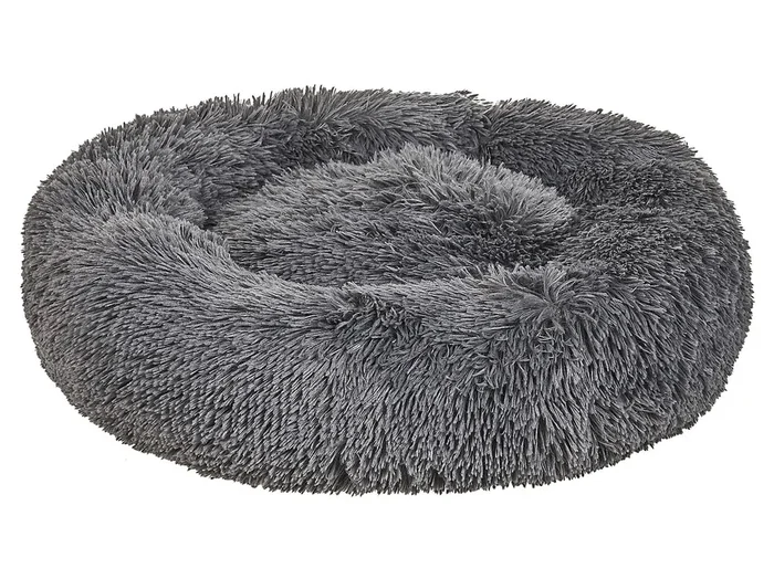 Cama para mascotas KULU Pelo sintético Gris oscuro