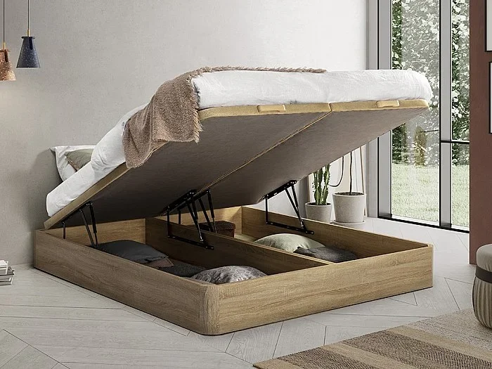 Canapé abatible HESTIA de YSMEE – Natural claro – 180 x 200 cm