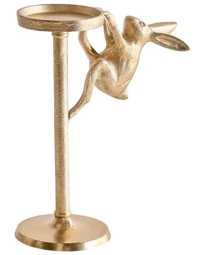 Candelero KOSOR Metal 25 cm Dorado