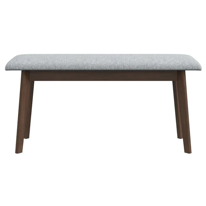 Carlos Fabric Upholstered Solid Wood Bench 47″