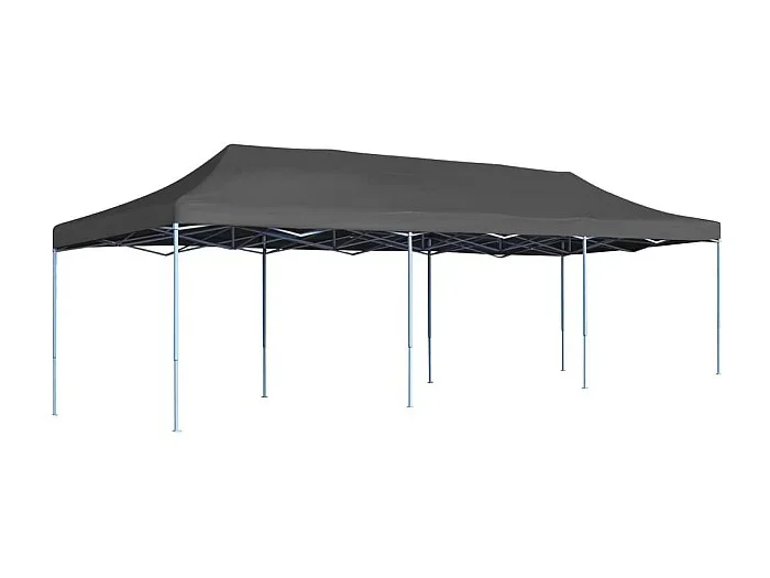 Carpa para fiestas pop-up plegable antracita 3×9 m ES563434