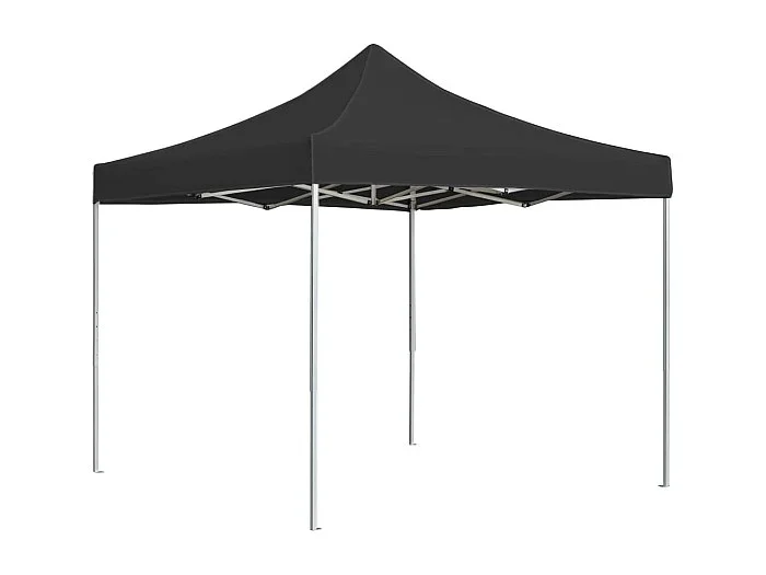 Carpa plegable profesional de aluminio gris antracita 2×2 m ES272108