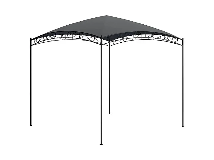 Cenador gris antracita 3x3x2,65 m 180 g/m² ES889820