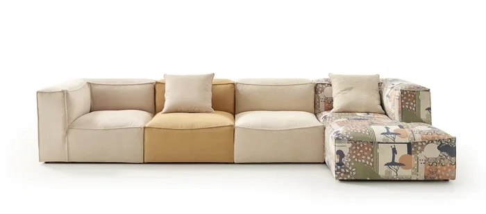 Chaiselongue de diseño modular convertible modelo BABAR