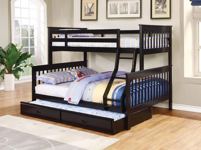 Chapman Black Twin Over Full Bunk Bed