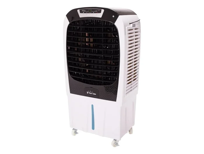 Climatizador evaporativo con panel LED, 3 velocidades, temporizador y oscilación automática