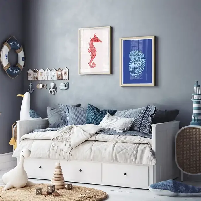 Coastal interior – Inspiración para una habitación infantil