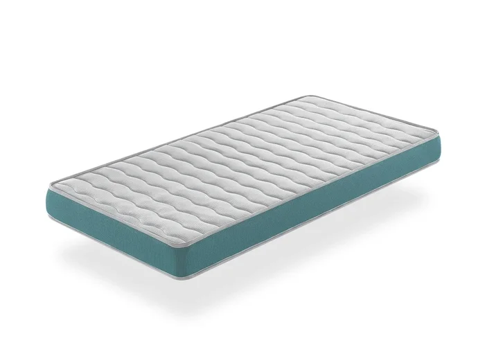Colchon cuna 60X120 EKOZEN espuma, Altura 11 CM, transpirable y ergonomico. Firmeza ideal para bebes