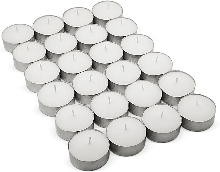 COM-FORT HOUSE- Velas Blancas Pack velas de 144 Unidades 9 Horas de Duración