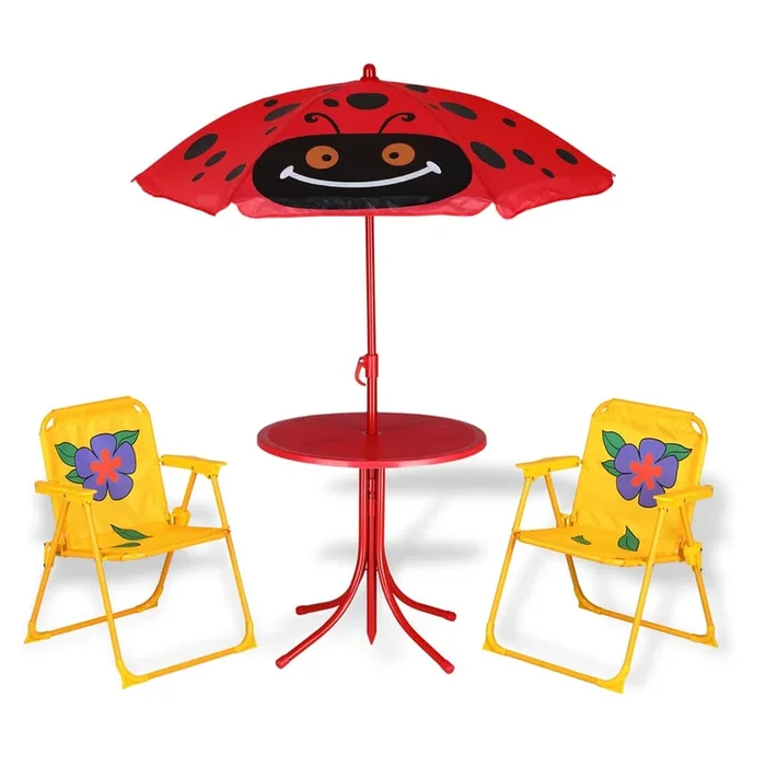 Conjunto de jardín para niños set de 1 mesa y sillas