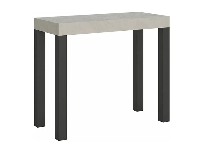 Consola extensible 90×40/196 cm Everyday Small Cachemira estructura Antracita