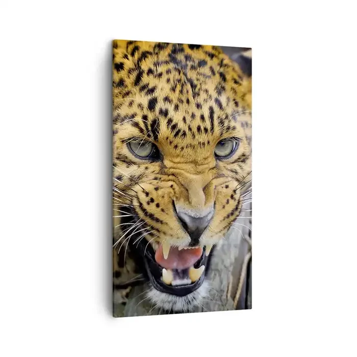 Cuadro sobre lienzo – Impresión de Imagen – ¡Atrás, te lo advierto! – 45×80 cm
