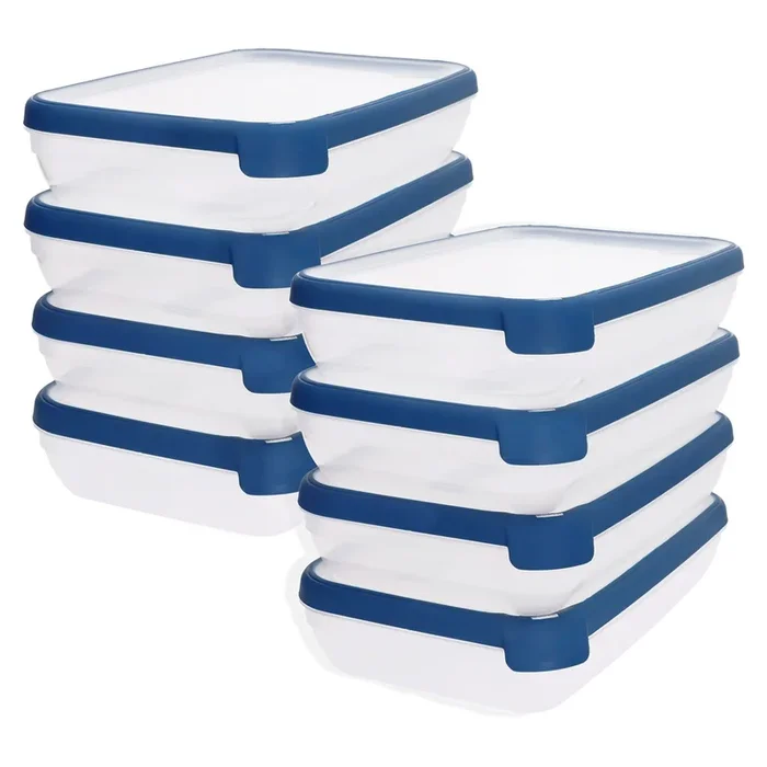 Curver Pack 8 recipientes herméticos (2,6L)